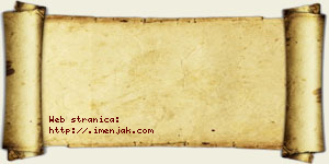 Borka Mladenović vizit kartica